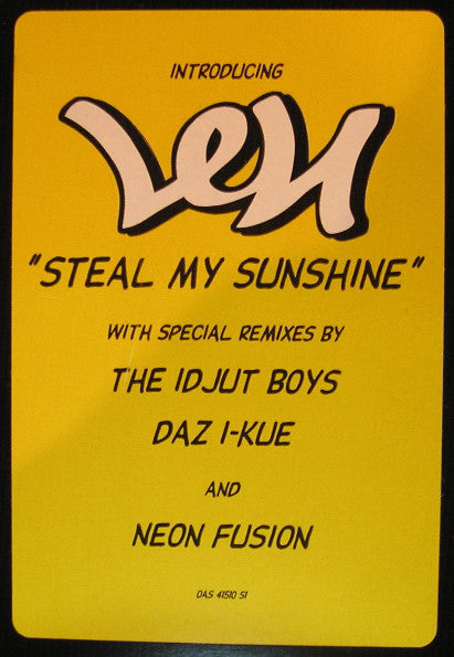 Len : Steal My Sunshine (Remixes) (12", Promo)
