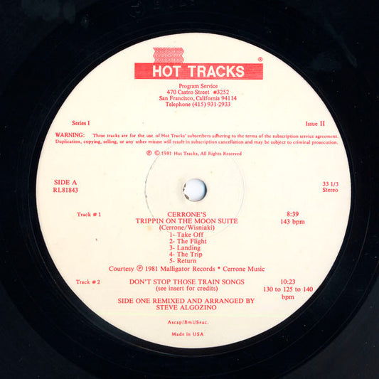 Various : Hot Tracks - Series 1 Issue 2 (12", Promo)