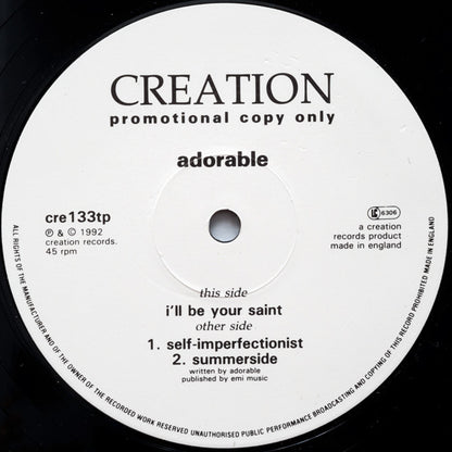 Adorable : I'll Be Your Saint (12", Promo)