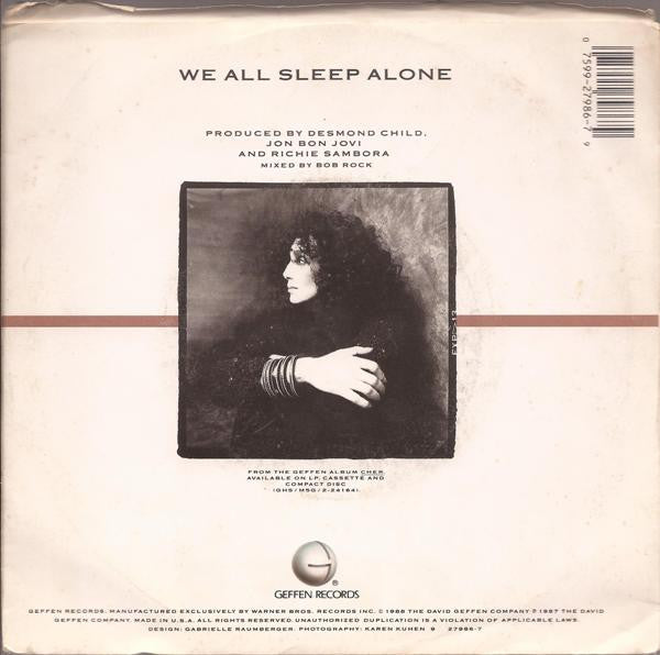 Cher : We All Sleep Alone (7", Single, Spe)