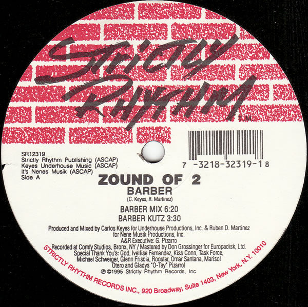 Zound Of 2 : Barber (12")