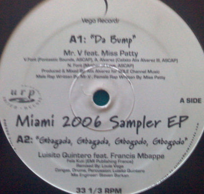 Various : Miami 2006 Sampler EP (12", Pro)