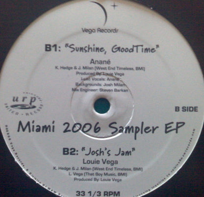 Various : Miami 2006 Sampler EP (12", Pro)