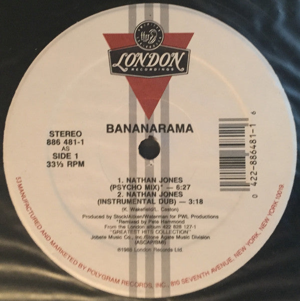 Bananarama : Nathan Jones (12", Single)
