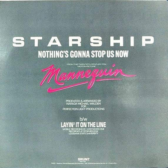 Starship (2) : Nothing's Gonna Stop Us Now (12")