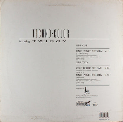 Techno-Color Featuring Twiggy B : Unchained Melody (12")