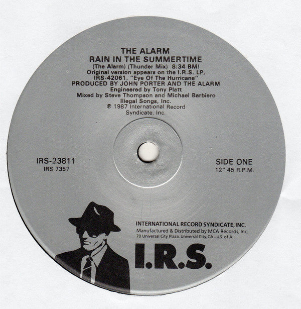 The Alarm : Rain In The Summertime (12", Glo)