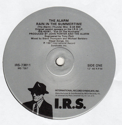 The Alarm : Rain In The Summertime (12", Glo)
