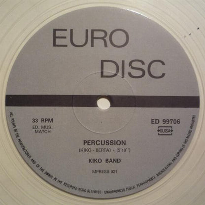 Kano / Kiko Band : I'm Ready (Euro-Remix) / Percussion (12", Cle)