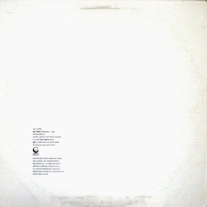 Peter Gabriel : Big Time (12", Promo)