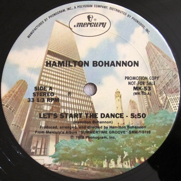 Bohannon* : Let's Start The Dance / Summertime Groove (12", Promo)