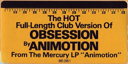Animotion : Obsession (Dance Remix) (12", Single, Hau)