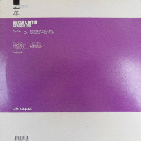 Duran & Aytek : Searching (Disc Two) (12")