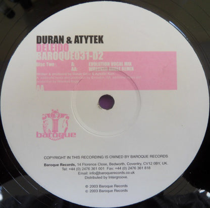 Duran & Aytek : Searching (Disc Two) (12")