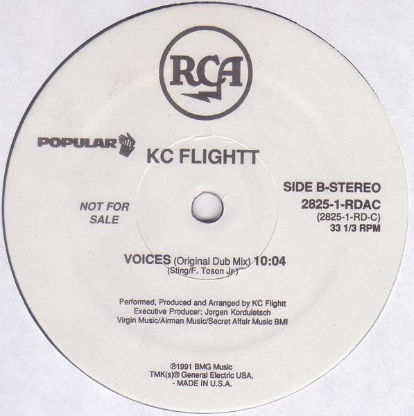 KC Flightt : Voices (12", Promo)