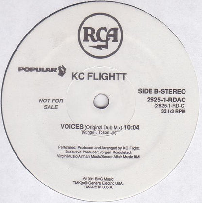 KC Flightt : Voices (12", Promo)