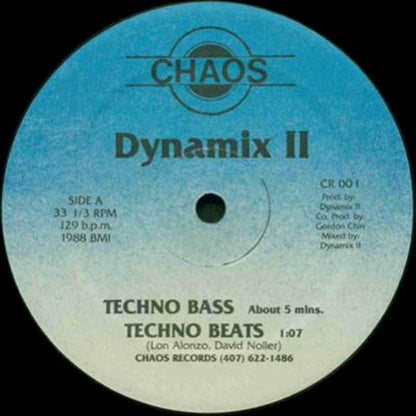 Dynamix II / Dynamix II Featuring MC Kid Money* : Techno Bass / Feel The Bass (12")
