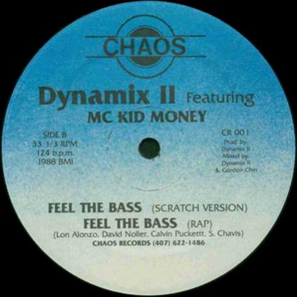 Dynamix II / Dynamix II Featuring MC Kid Money* : Techno Bass / Feel The Bass (12")