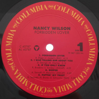Nancy Wilson : Forbidden Lover (LP, Album)