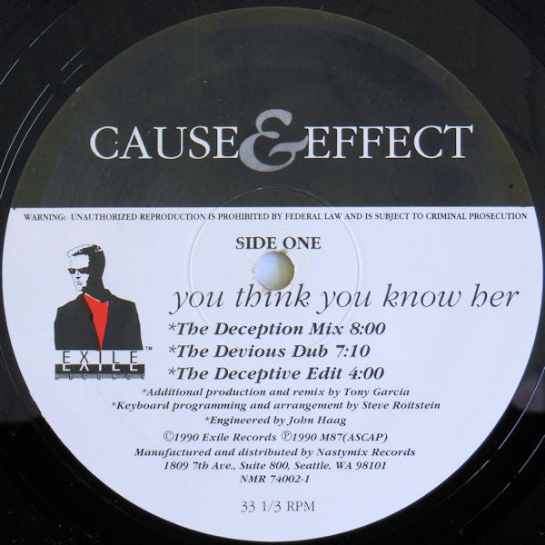 Cause & Effect : You Think You Know Her (12", Single)