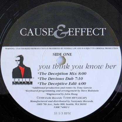 Cause & Effect : You Think You Know Her (12", Single)