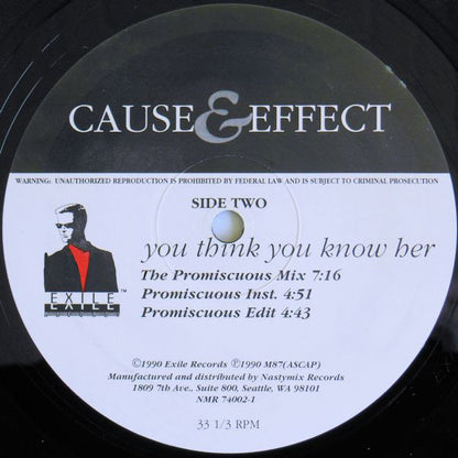 Cause & Effect : You Think You Know Her (12", Single)