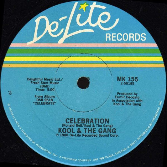 Kool & The Gang : Celebration (12", Promo)
