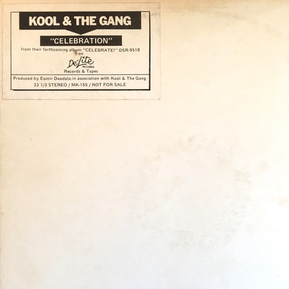 Kool & The Gang : Celebration (12", Promo)