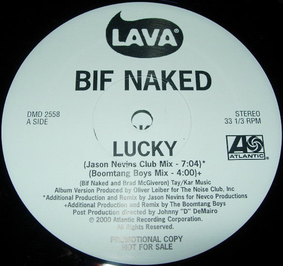 Bif Naked : Lucky (2x12", Promo)