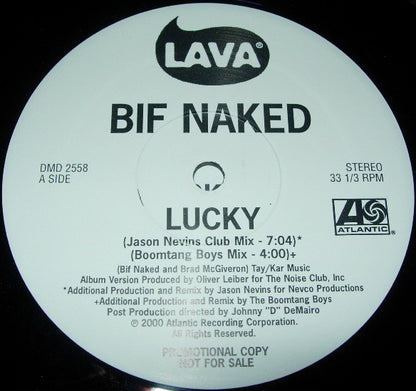 Bif Naked : Lucky (2x12", Promo)
