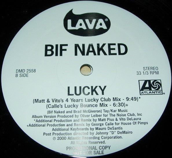 Bif Naked : Lucky (2x12", Promo)