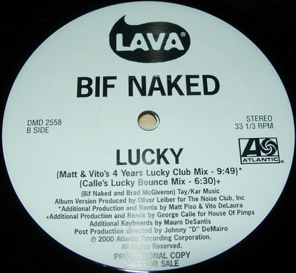 Bif Naked : Lucky (2x12", Promo)