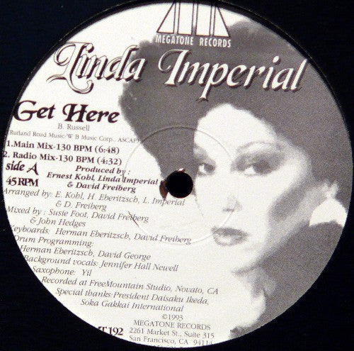 Linda Imperial : Get Here (12")