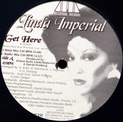 Linda Imperial : Get Here (12")