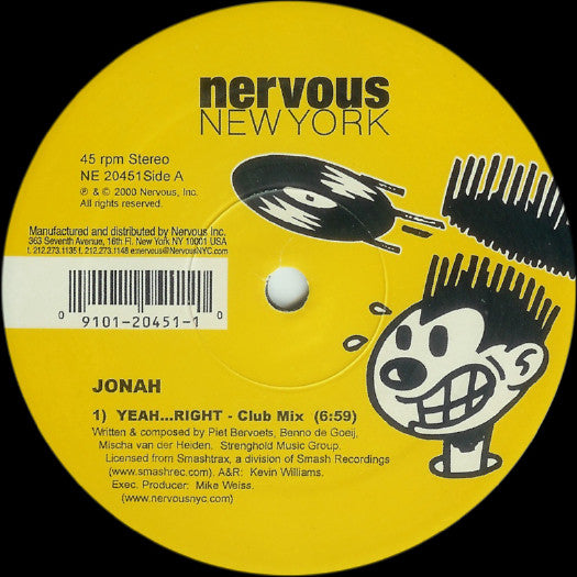 Jonah : Yeah... Right (12")