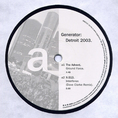 Various : Generator: Detroit 2003 (2x12")