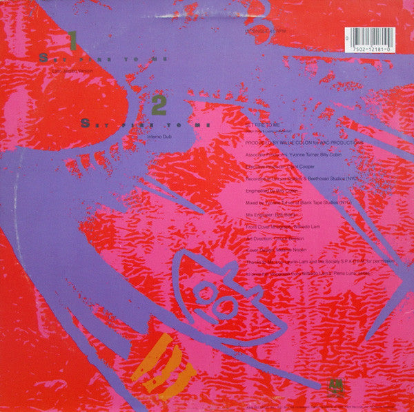 Willie Colón : Set Fire To Me (12", Single, R -)