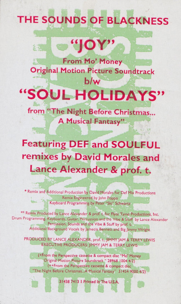 Sounds Of Blackness : Joy (12")