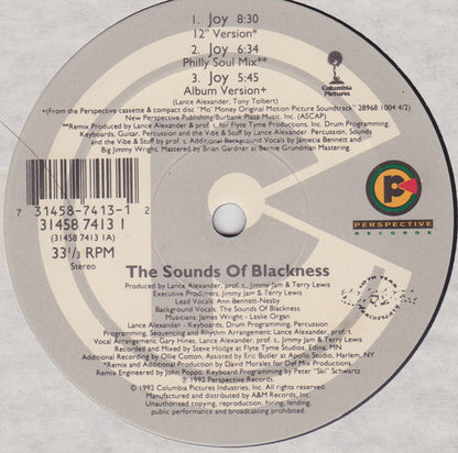 Sounds Of Blackness : Joy (12")