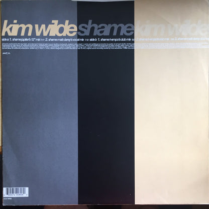 Kim Wilde : Shame (12", Single)