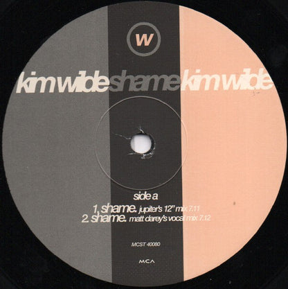 Kim Wilde : Shame (12", Single)