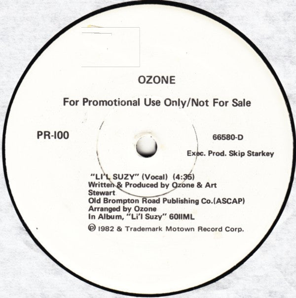 Ozone (5) : Li'l Suzy (12", Maxi, Promo)