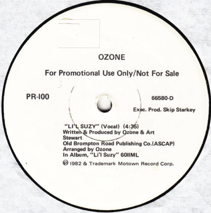 Ozone (5) : Li'l Suzy (12", Maxi, Promo)