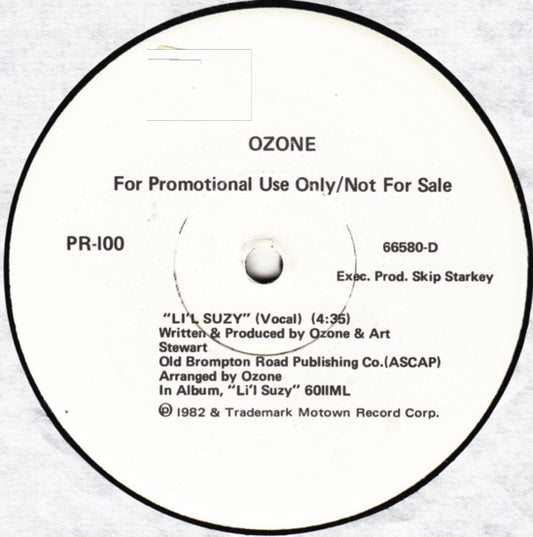 Ozone (5) : Li'l Suzy (12", Maxi, Promo)