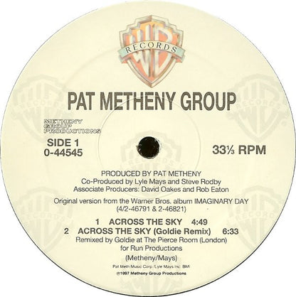 Pat Metheny Group : Across The Sky / The Roots Of Coincidence (12")
