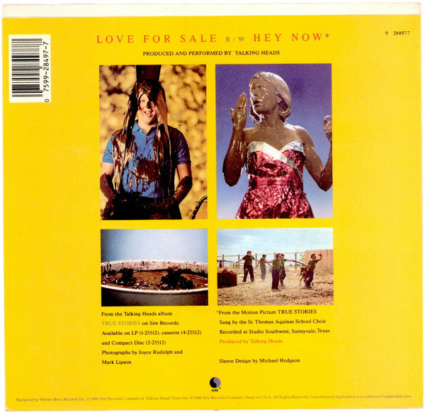 Talking Heads : Love For Sale (7")