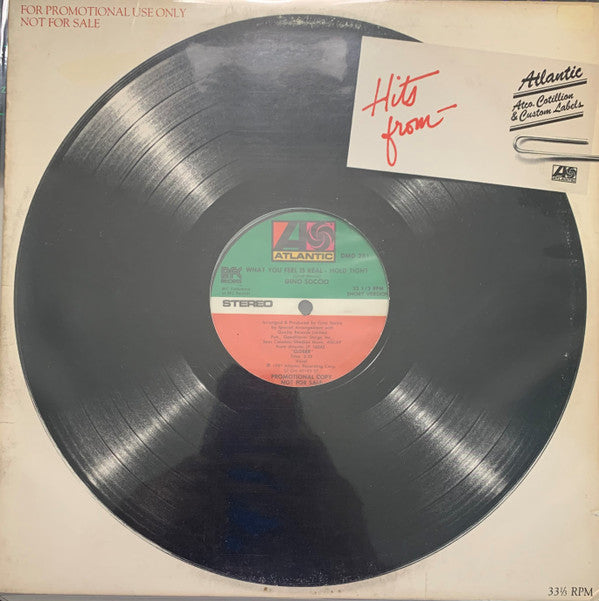 Gino Soccio : What You Feel Is Real - Hold Tight (12", Promo)