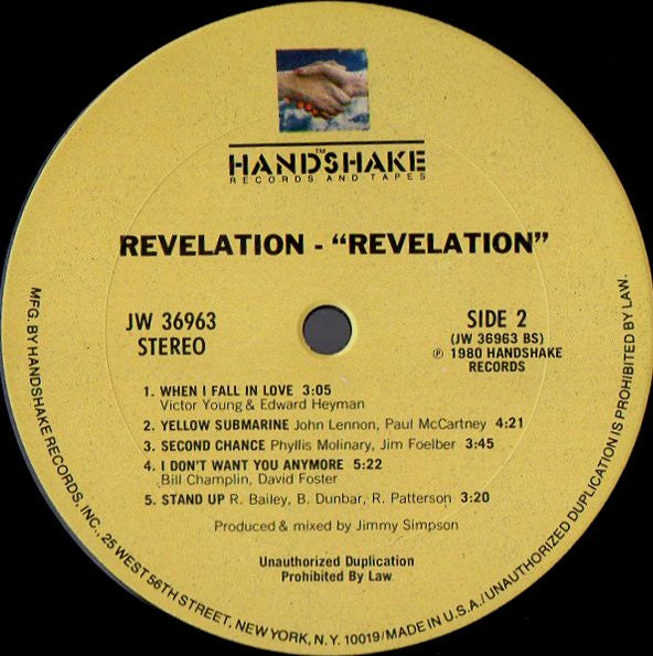 Revelation (2) : Revelation (LP, Album)