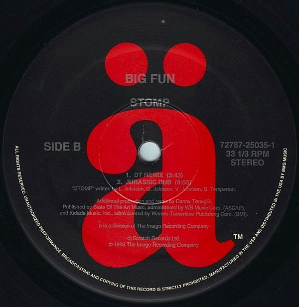 Big Fun* : Stomp (12")
