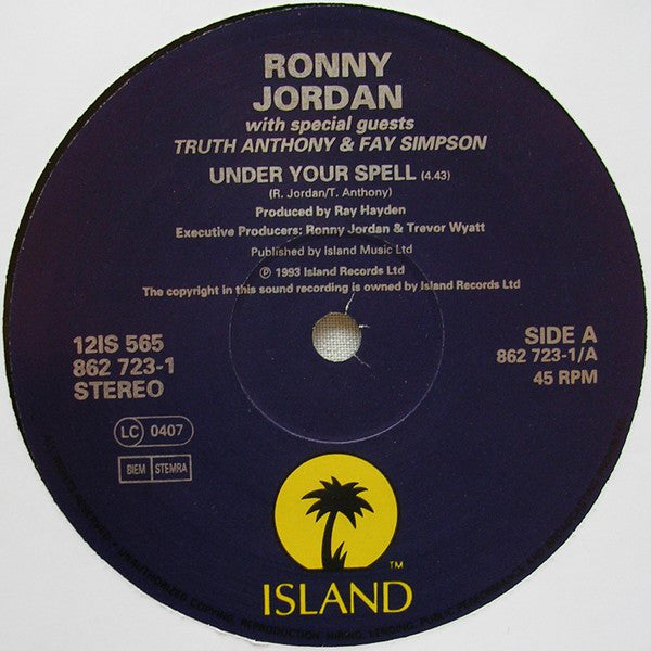 Ronny Jordan : Under Your Spell (12")